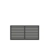 Aitaelementti Palmako Nina4 GYPNT 1800x900mm harmaa, 5kpl/pkt