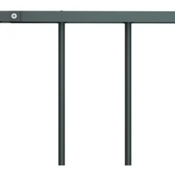Aitapaneeli, jauhemaalattu teräs, 1.7x0.75m, antrasiitti