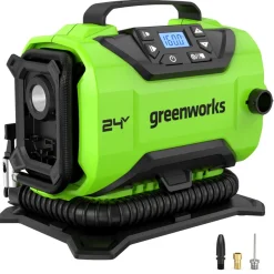 Akkuilmapumppu Greenworks G24IN, 24V, ilman akkua