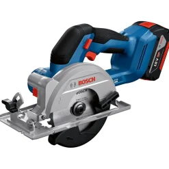 Akkukäsipyörösaha Bosch Professional GKS 18V-51, 18V, 2x4.0Ah akuilla