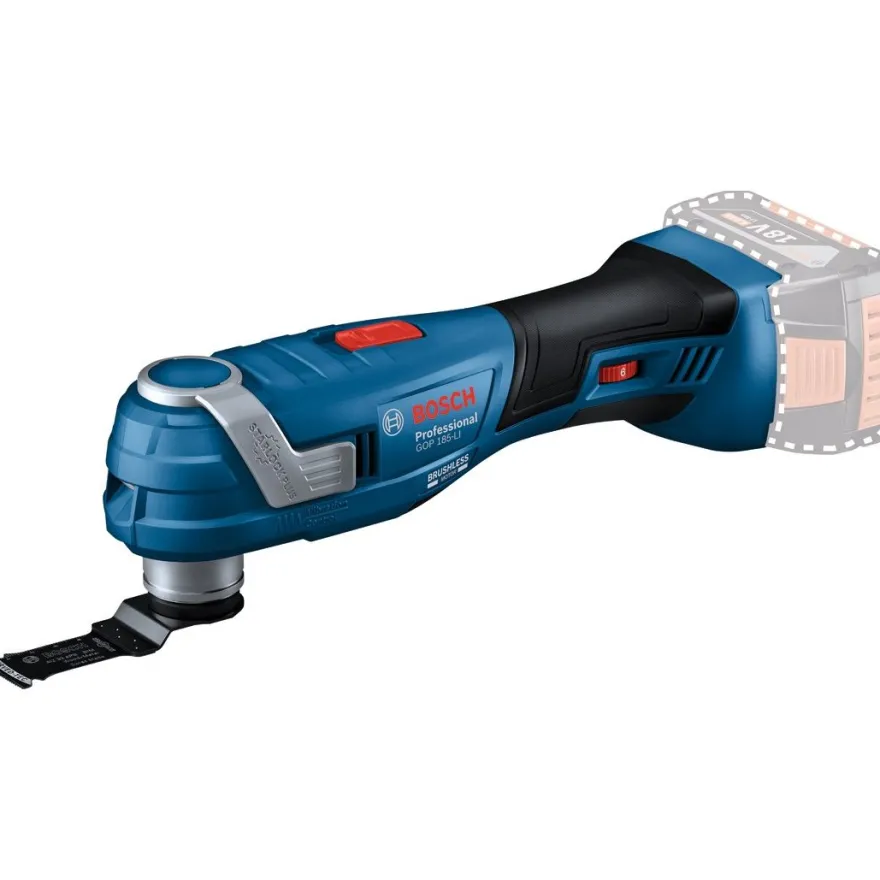 Akkumonitoimityökalu Bosch Professional GOP 18V-34 Starlock Solo, 18V, ilman akkua
