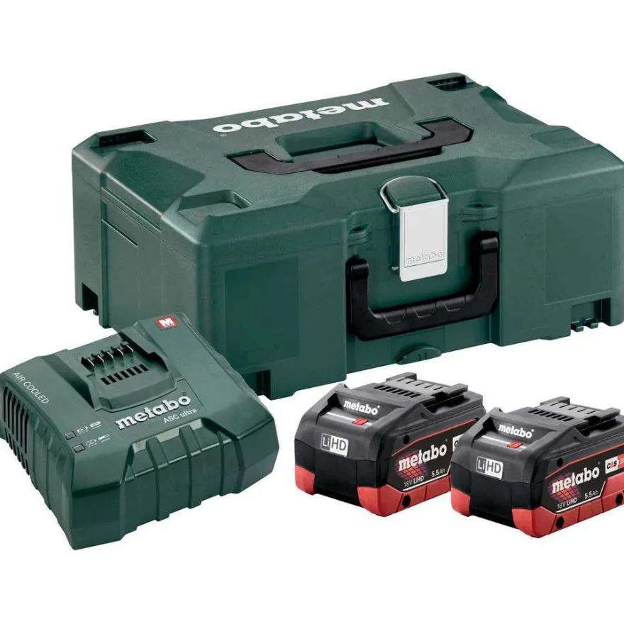 Akkupaketti Metabo 18V 2x5.5 Ah LiHD ASC Ultra MetaLoc