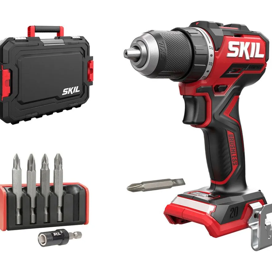 Akkuporakone Skil 3065 JA XP Pro, 20V, ilman akkua + salkku