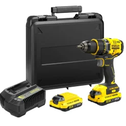 Akkuporakone Stanley FatMax V20 SFMCD720D2K-QW, 2x2.0Ah akuilla + salkku