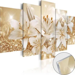 Akryylilasitaulu Artgeist Golden Bouquet, eri kokoja