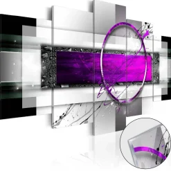 Akryylilasitaulu Artgeist Violet Rim, eri kokoja