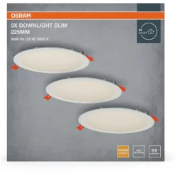 Alasvalo Osram LED upotettava Slim valkoinen, eri vaihtoehtoja