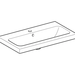Allaskaappi altaalla Geberit iCon Compact, 750x416mm, eri värejä
