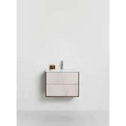 Allaskaappi altaalla Hafa Edge Stone, 470x610x465mm, 2 ltk, savu tammi