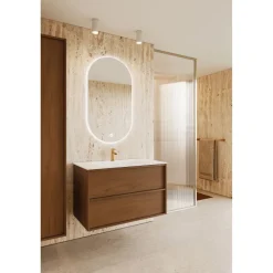 Allaskaappi altaalla Hietakari Casa H03, 990x457x500 mm, valkoinen Duratek-allas, eri värejä