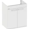 Allaskaappi altaalla Polaria Pro N 560, 51x36 cm, valkoinen