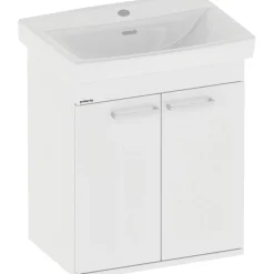 Allaskaappi altaalla Polaria Pro N 560, 51x36 cm, valkoinen
