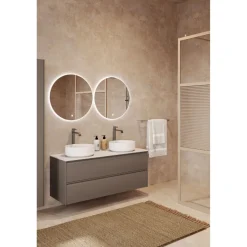 Allaskaappi kahdella malja-altaalla Hietakari Luna L10, 984x455 mm, eri vaihtoehtoja
