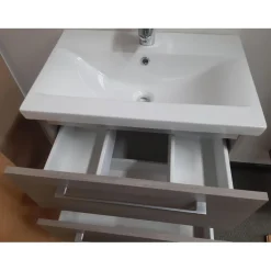 Allaskaappi Lektar Indoor Suvas, valkoinen, posliinialtaalla