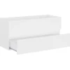 Allaskaappi, valkoinen, 100x38,5x45 cm, lastulevy