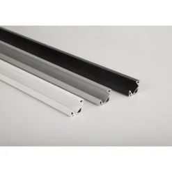 Alumiiniprofiili LED-nauha Hide-a-lite Art Corner 2m musta