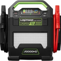Apukäynnistin Lokithor J10000HD 12/24 V LiFePO4, 10 000 A / 5 000 A