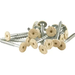 Asennusruuvi Fibrotech akustiikkalevyille, 5x45mm, 100kpl, beige