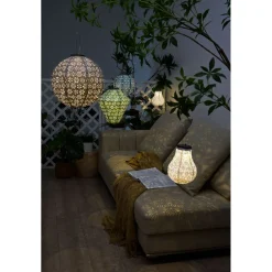 Aurinkokennolyhty Paulmann Pauleen Sunshine Dreamer, IP44, 3500K, harmaa