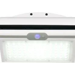 Aurinkokennoseinävalaisin Trio Macapa LED ladattava liike- ja hämärätunnistin 4000K valkoinen