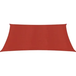 Aurinkopurje 160 g/m² punainen 3,6x3,6 m hdpe
