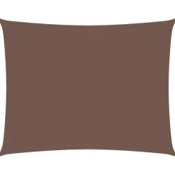 Aurinkopurje Oxford-kangas suorakaide 2x3,5 m ruskea (35806)