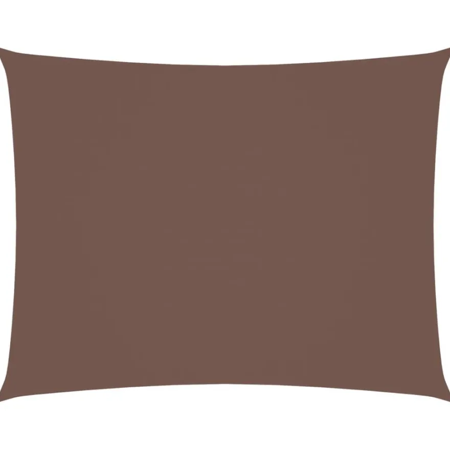 Aurinkopurje Oxford-kangas suorakaide 2x3,5 m ruskea (35806)