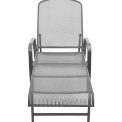 Aurinkotuoli, 66x(154-183)x(65-103) cm, teräs, antrasiitti