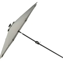 Aurinkovarjo LED-valolla Venture Home Saba, 270cm, harmaa