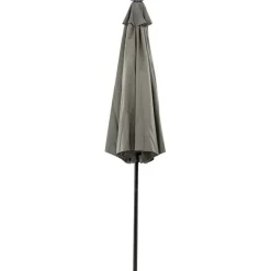 Aurinkovarjo LED-valolla Venture Home Saba, 270cm, harmaa