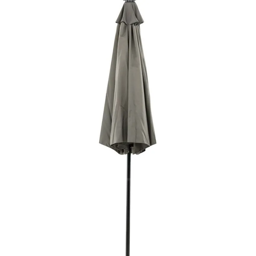 Aurinkovarjo LED-valolla Venture Home Saba, 270cm, harmaa