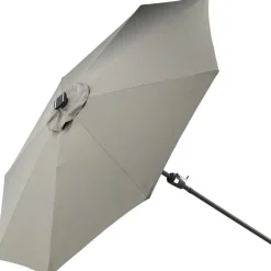 Aurinkovarjo LED-valolla Venture Home Saba, 270cm, harmaa