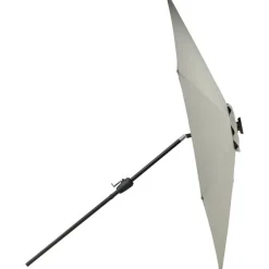Aurinkovarjo LED-valolla Venture Home Saba, 270cm, harmaa