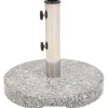 Aurinkovarjon alusta graniitti pyöreä 22 kg