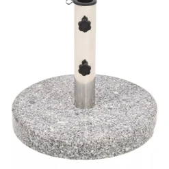 Aurinkovarjon alusta graniitti pyöreä 22 kg