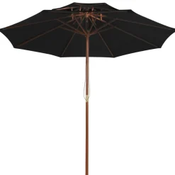 Aurinkovarjo puurungolla, 2-kerroksinen, 270x270cm, eri värejä