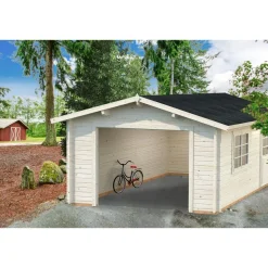 Autotalli Palmako Roger, ilman ovea, 19m² FR44-3857-8