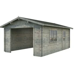 Autotalli Palmako Roger, ilman ovea, 19m² FR44-3857-8