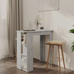 Baaripöytä hyllyllä 102x50x103,5cm, eri värejä