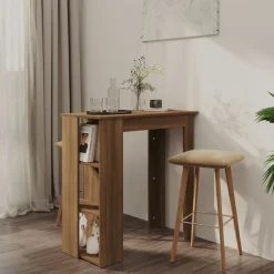 Baaripöytä hyllyllä 102x50x103,5cm, eri värejä