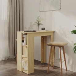 Baaripöytä hyllyllä 102x50x103,5cm, eri värejä