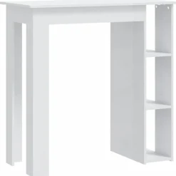 Baaripöytä hyllyllä 102x50x103,5cm, eri värejä