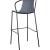 Baarituoli Brafab Kasia, pinottava, harmaa/musta