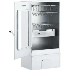 BBQ-uunisavustin ja 1 kg puulastuja 44,5 x 29 x 83 cm