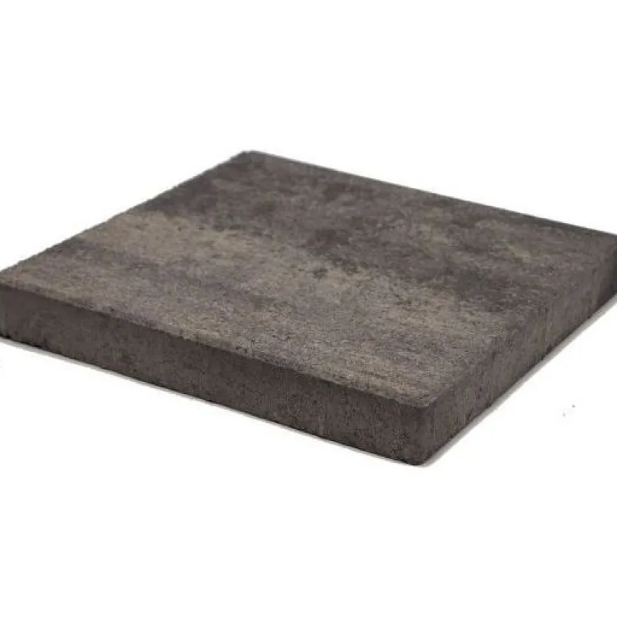 Betonilaatta Rudus, 398x398x50mm, sileä, mustaharmaa
