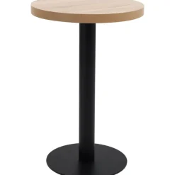 Bistropöytä vaaleanruskea mdf 50 cm