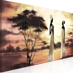 Canvas-taulu Artgeist African Goddesses, 1-osainen, kapea, eri kokoja
