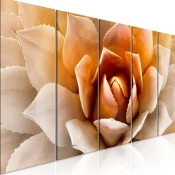 Canvas-taulu Artgeist Agave Orange, 5-osainen, kapea, eri kokoja