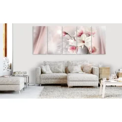 Canvas-taulu Artgeist Dazzling Magnolias, 5-osainen, kapea, eri kokoja