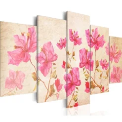 Canvas-taulu Artgeist Flowers in Pink, eri kokoja